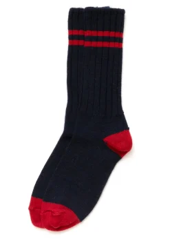 American Trench Cashmere Double Stripe Socks>J. W. Hulme Co New