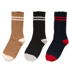 American Trench Cashmere Double Stripe Socks><noscript><img width=