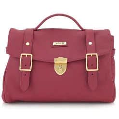 Blair Lock Satchel Pebble Leather>J. W. Hulme Co