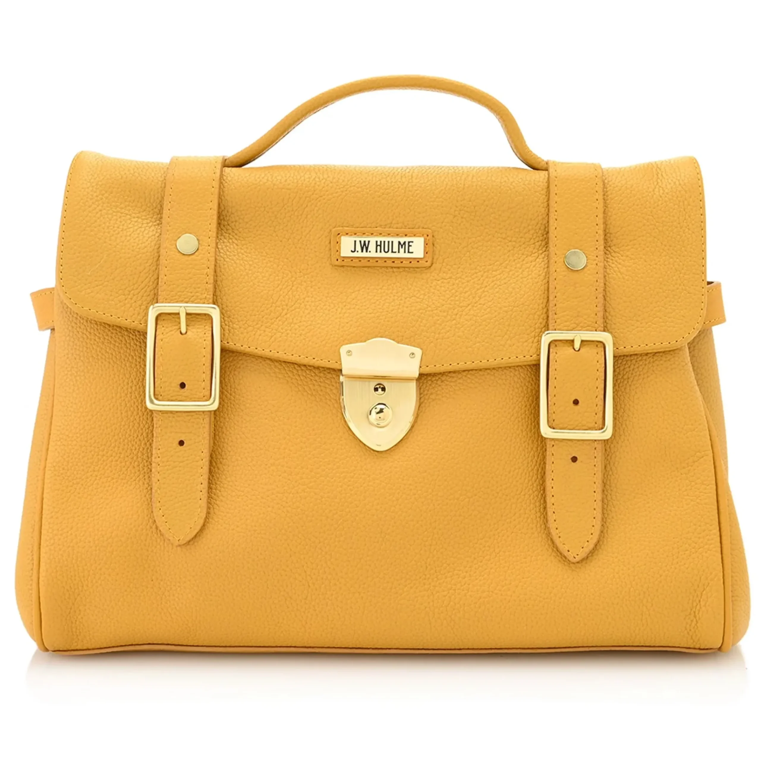 Blair Lock Satchel Pebble Leather>J. W. Hulme Co