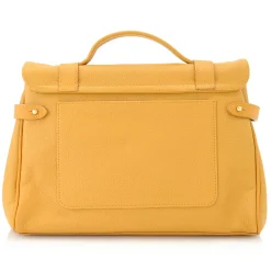 Blair Lock Satchel Pebble Leather><noscript><img width=