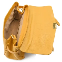 Blair Lock Satchel Pebble Leather><noscript><img width=