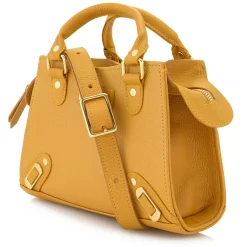 Courtney City Mini Satchel Pebble Leather><noscript><img width=