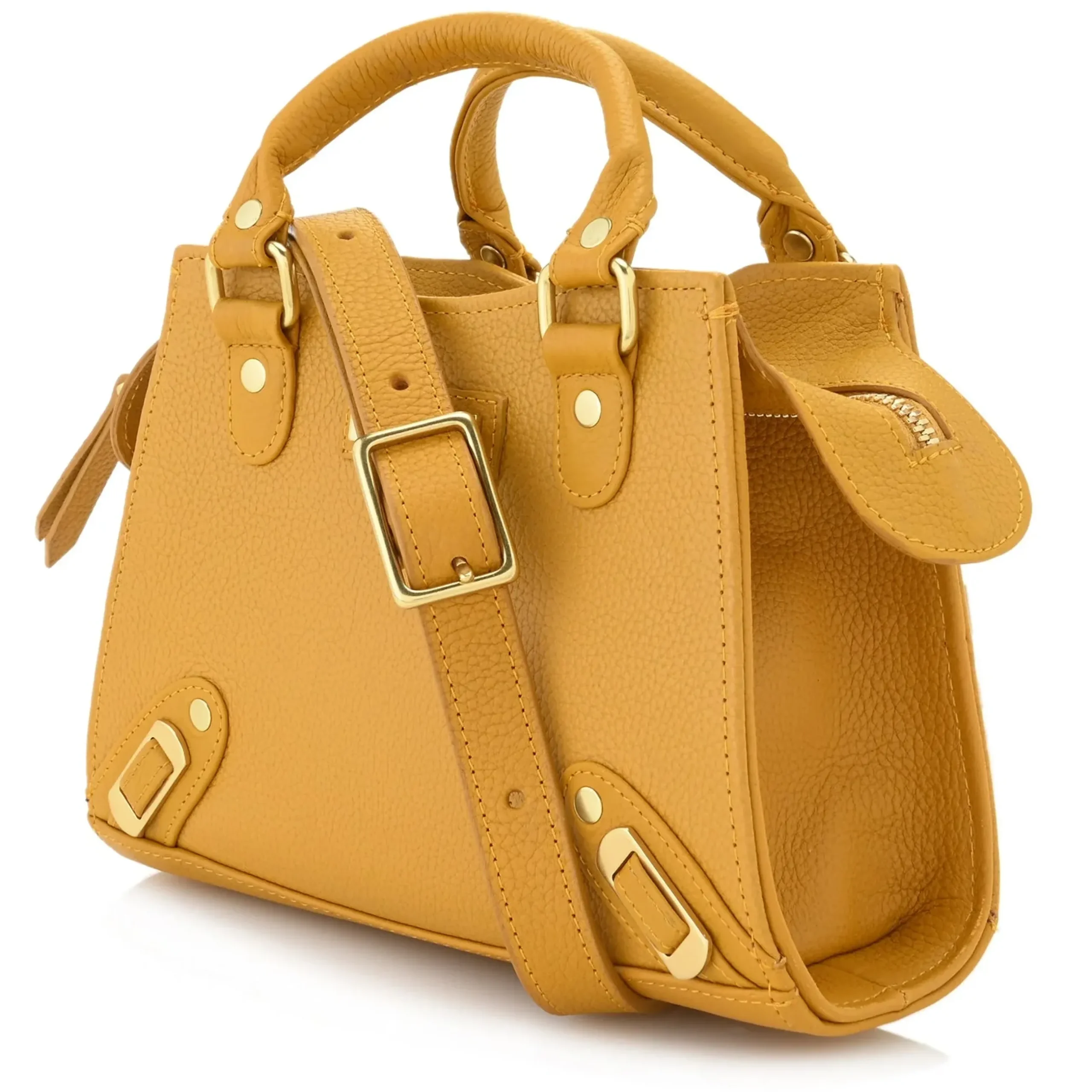 Courtney City Mini Satchel Pebble Leather>J. W. Hulme Co Online