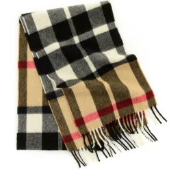 Hogarth Of Scotland Cashmere Fringe Scarf><noscript><img width=