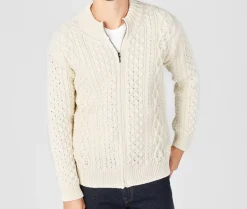 Irelandseye Ardross Aran Cardigan>J. W. Hulme Co Outlet
