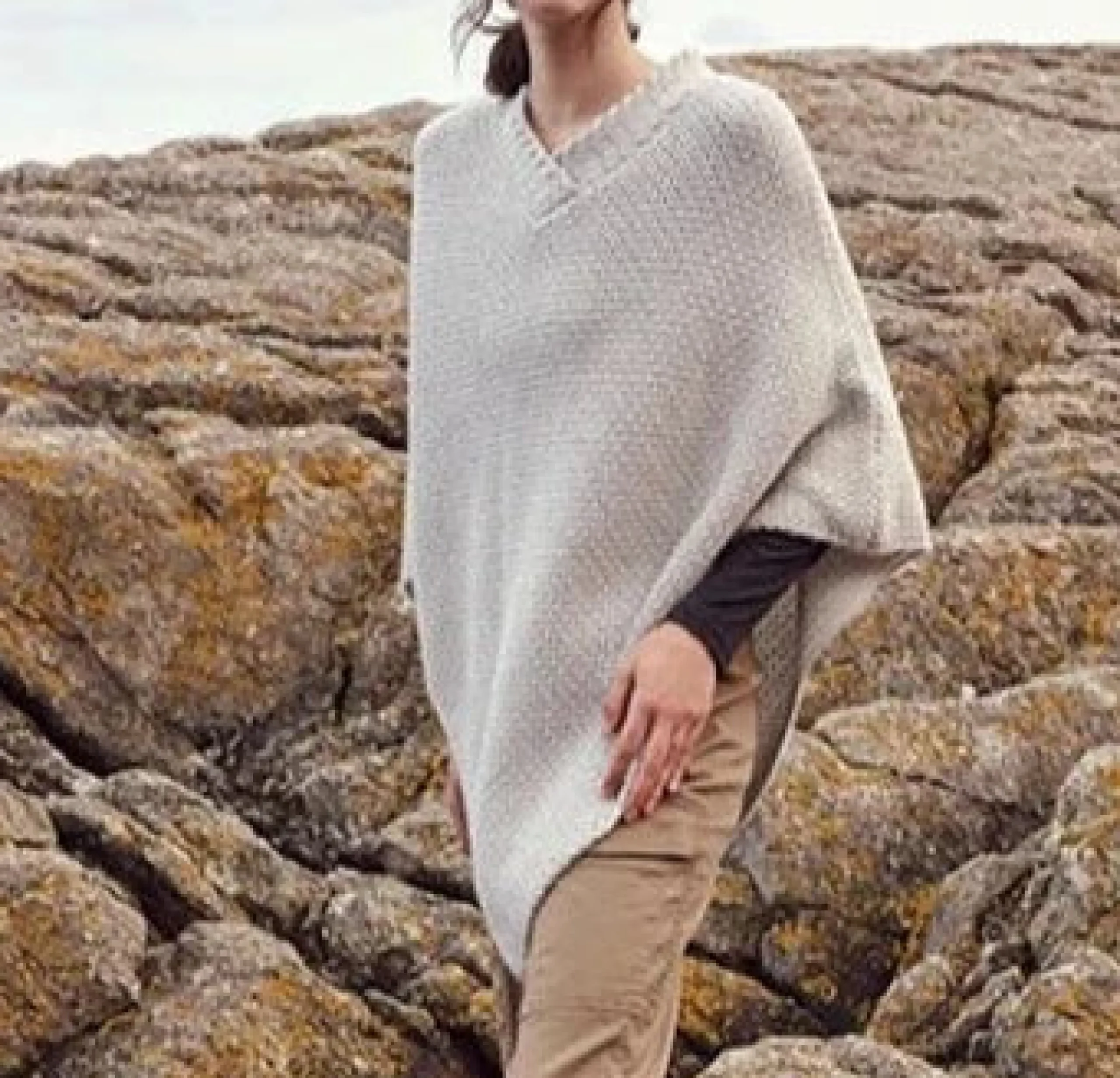 Irelandseye Avonberg Cable Neck Poncho>J. W. Hulme Co Best