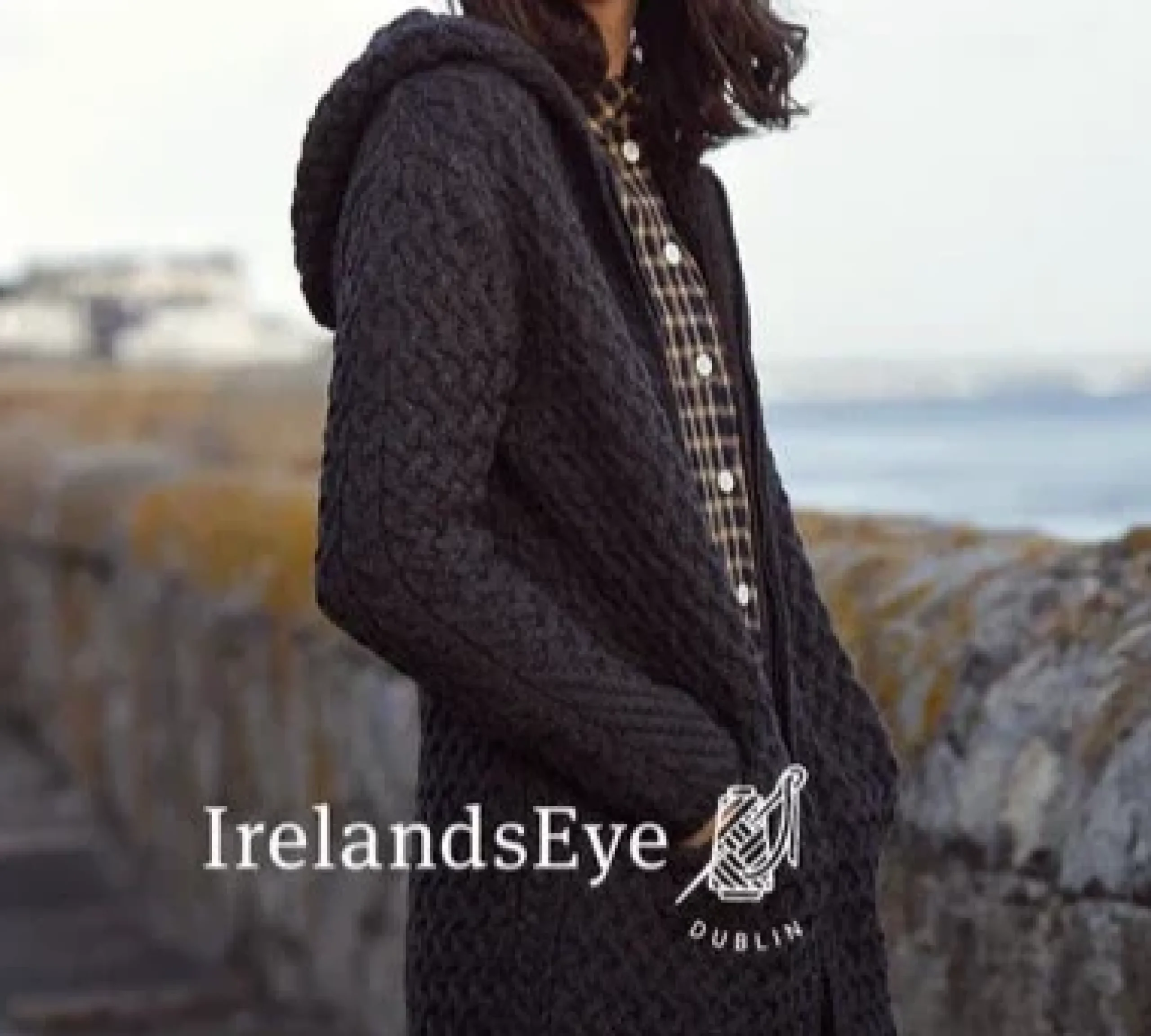 Irelandseye Coolquay Trellis Hooded Sweater>J. W. Hulme Co