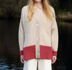 Irelandseye Hawthorne Contrast Cardigan>J. W. Hulme Co Outlet