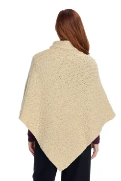 Irelandseye Newport High Neck Cable Poncho><noscript><img width=