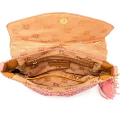 Leah Perforated Leather Crossbody><noscript><img width=