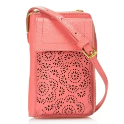 Leah Perforated Leather Phone Case Crossbody>J. W. Hulme Co Best