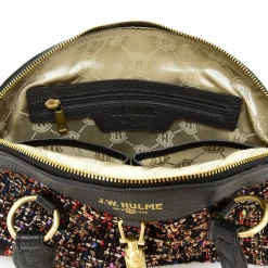Maureen Tweed & Leather Dome Satchel><noscript><img width=