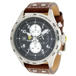 45Mm Quartz Chronograph Leather Strap Watch Men's>J. W. Hulme Co Sale