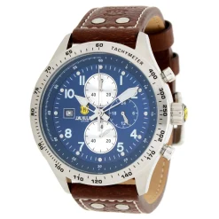 45Mm Quartz Chronograph Leather Strap Watch Men's>J. W. Hulme Co Sale