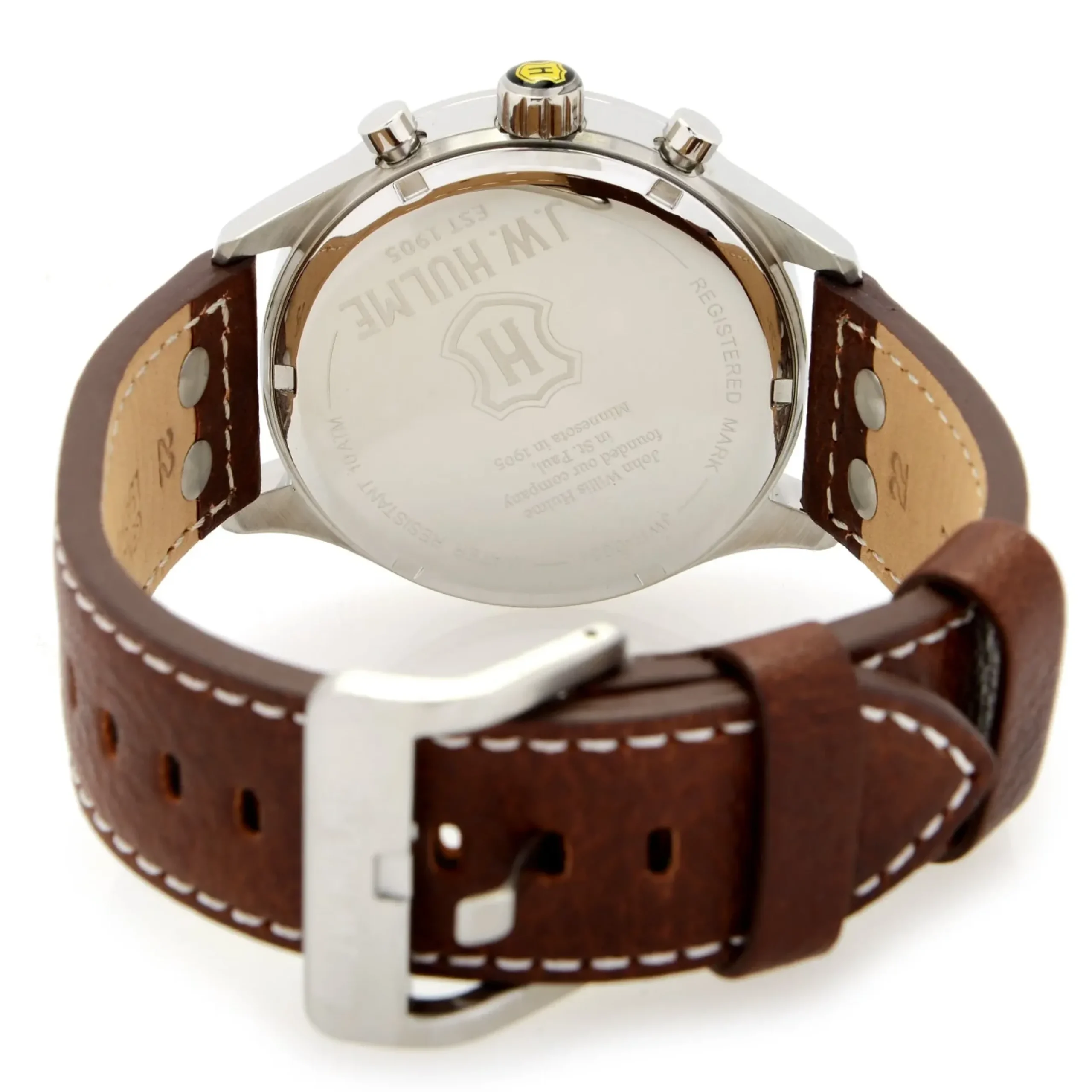 45Mm Quartz Chronograph Leather Strap Watch Men's>J. W. Hulme Co Sale