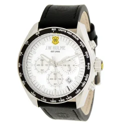 44Mm Quartz Chronograph Leather Strap Watch Men's>J. W. Hulme Co Hot