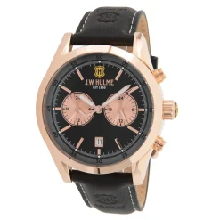 44Mm Quartz Leather Strap Watch Men's><noscript><img width=