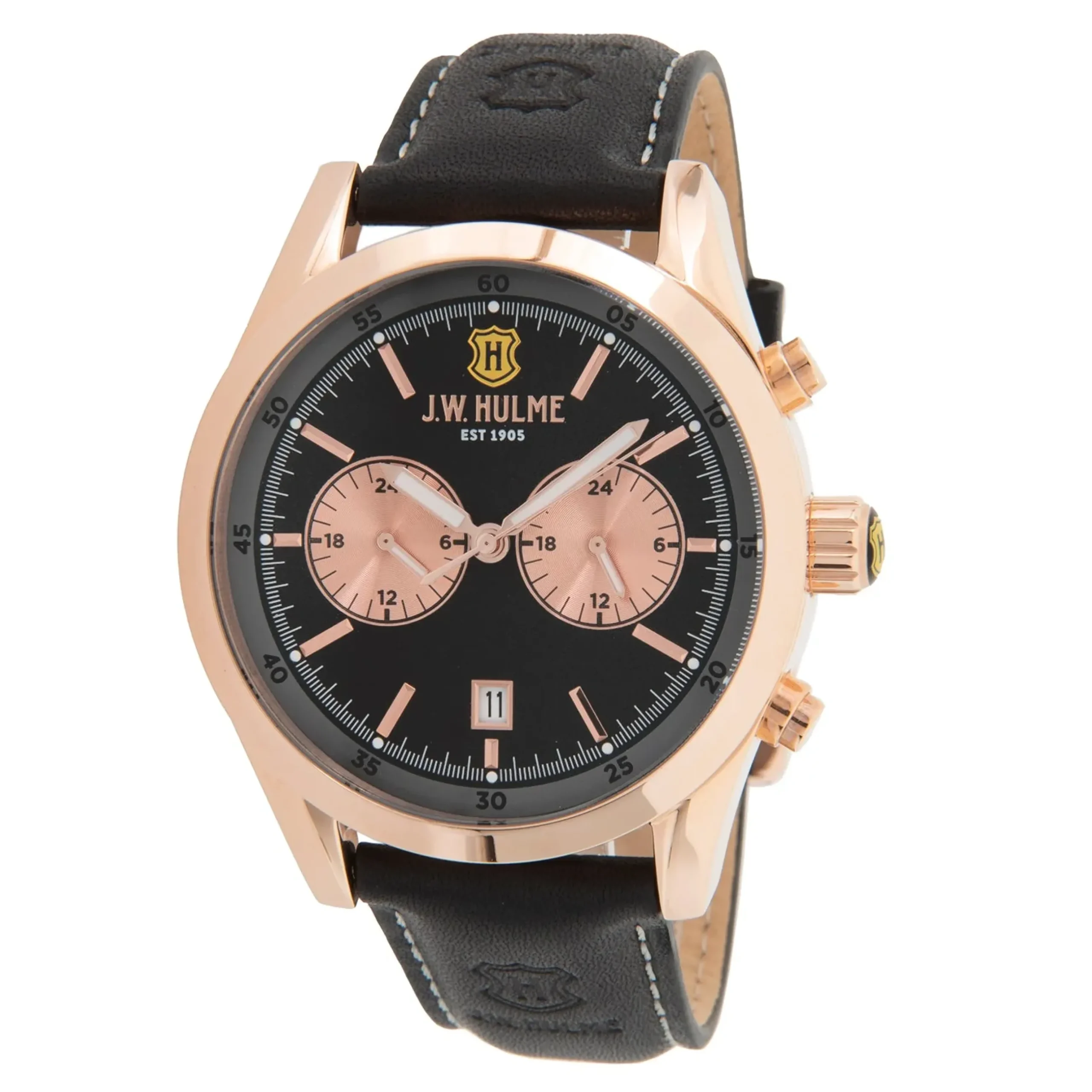 44Mm Quartz Leather Strap Watch Men's>J. W. Hulme Co Sale