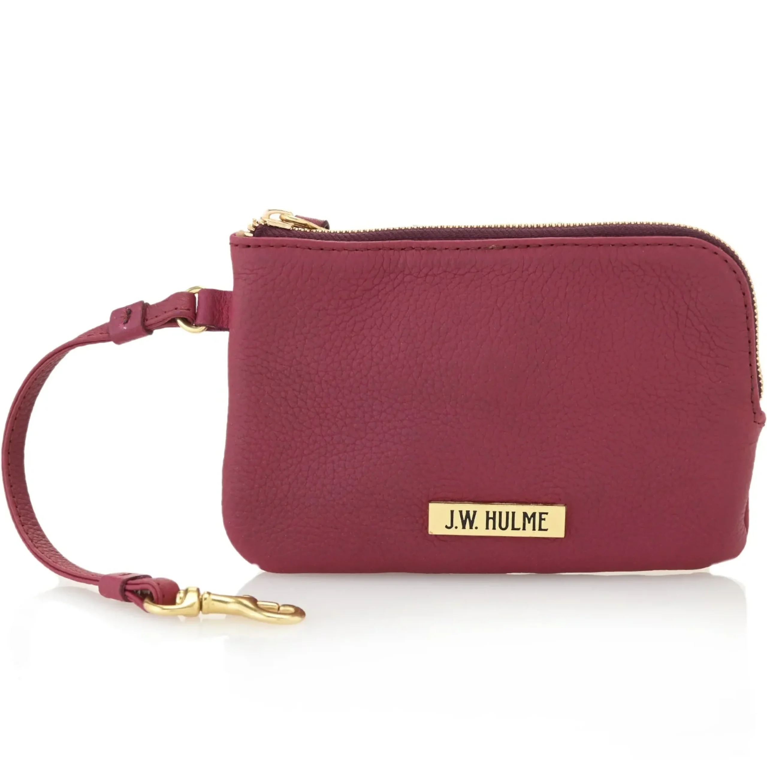 Pearl Zip Wristlet Pouch Pebble Leather>J. W. Hulme Co Discount