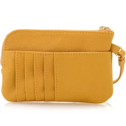 Pearl Zip Wristlet Pouch Pebble Leather><noscript><img width=