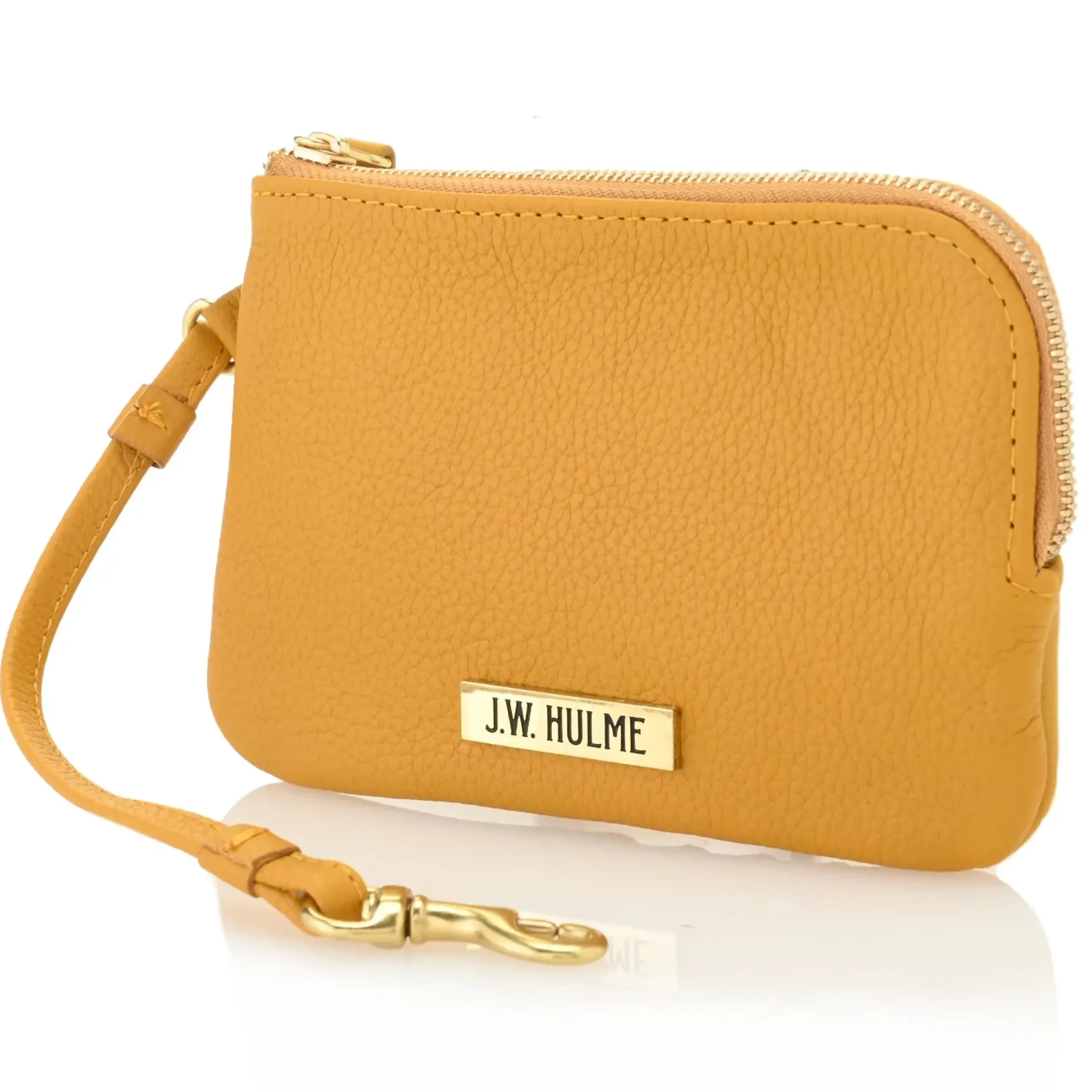 Pearl Zip Wristlet Pouch Pebble Leather>J. W. Hulme Co Discount