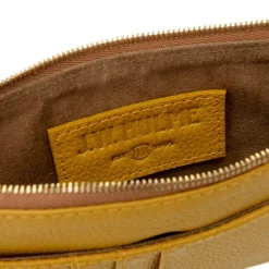 Pearl Zip Wristlet Pouch Pebble Leather><noscript><img width=