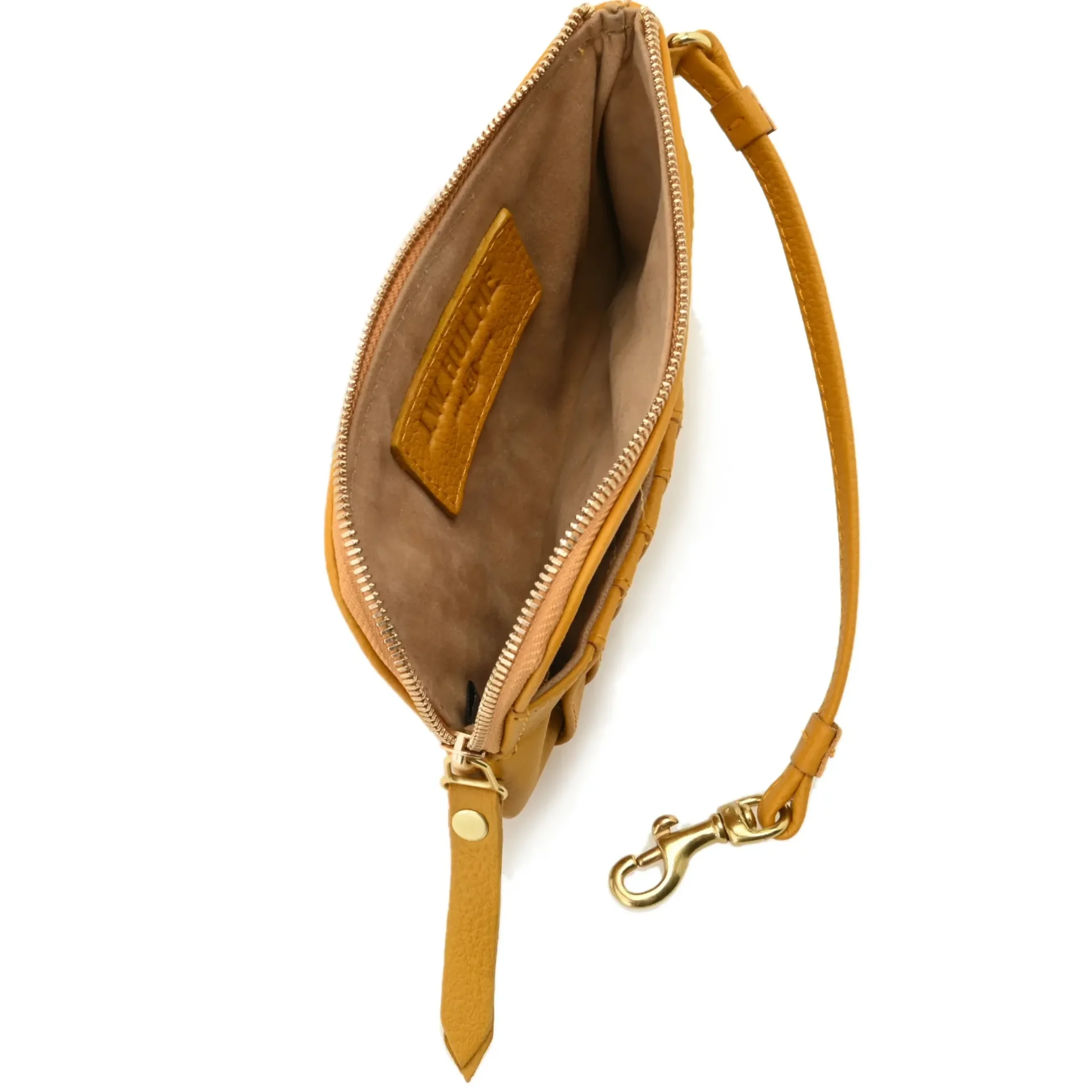Pearl Zip Wristlet Pouch Pebble Leather>J. W. Hulme Co Discount