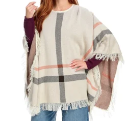 Plaid Poncho By Blue Ladies>J. W. Hulme Co Online