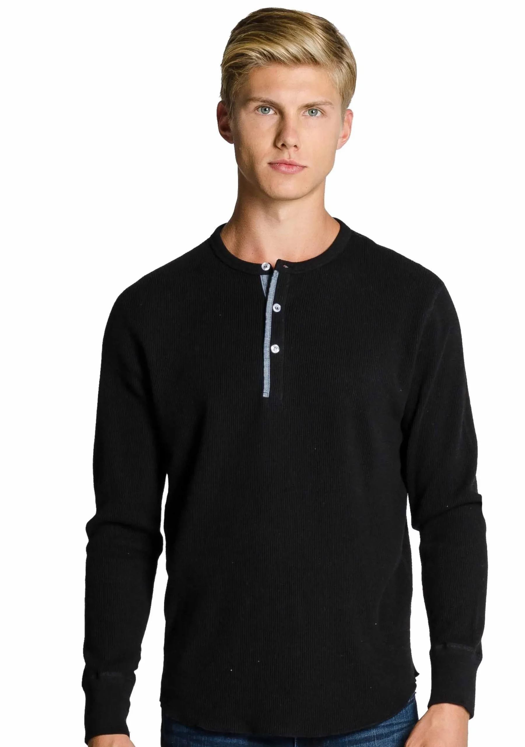 Redwood Classics Harrison 3-Button Henley>J. W. Hulme Co Discount