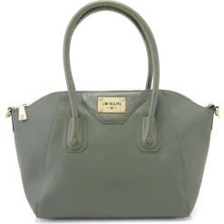 Skye Glazed Pebble Grain Leather Satchel>J. W. Hulme Co Hot