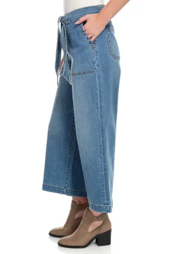 Wide Leg Cropped Jean><noscript><img width=