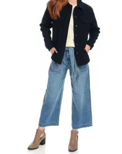 Wide Leg Cropped Jean><noscript><img width=